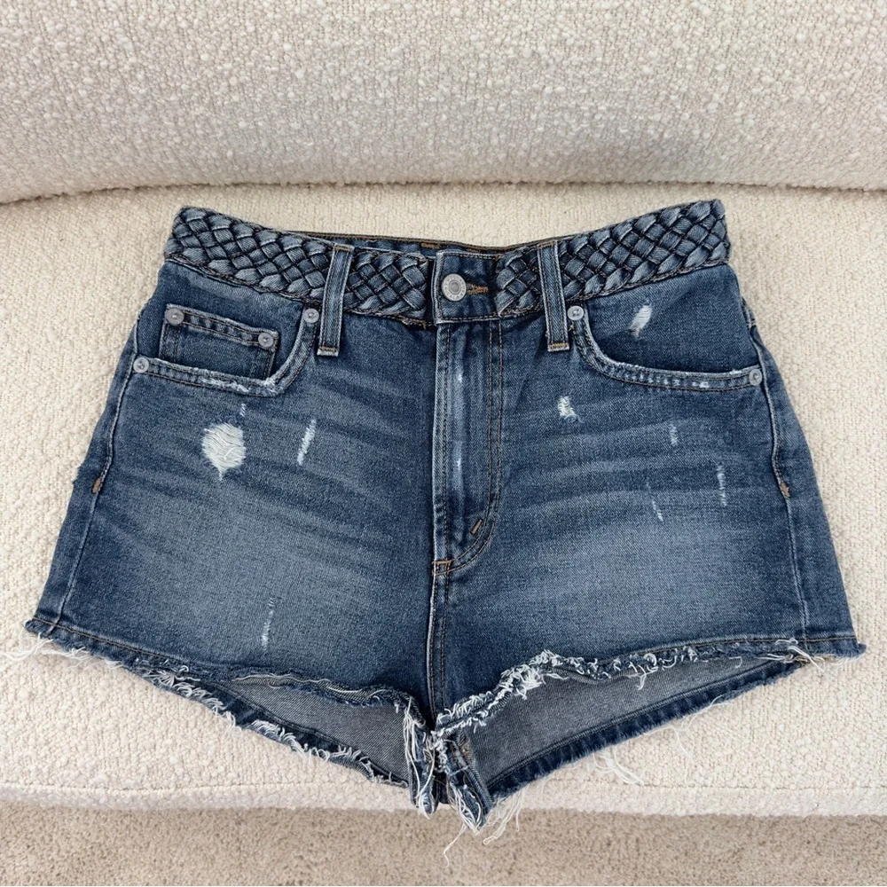 Tularosa Emma Denim High-rise Shorts